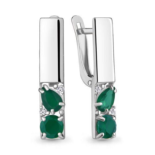 Серьги длинные Aquamarine, серебро 925 проба, вставка фианит (Aquamarine, Россия) — от 181.97 руб. в сети магазинов DIAMANTE забронировать в магазине Серьги длинные Aquamarine, серебро 925 проба, вставка фианит (Aquamarine, Россия)