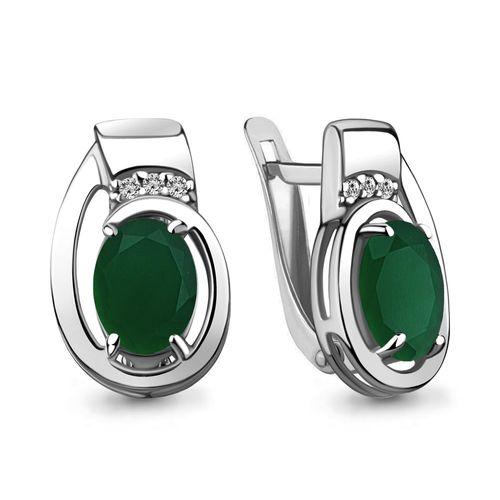 Серьги с английским замком Aquamarine, серебро 925 проба, вставка фианит (Aquamarine, Россия) — от 190.29 руб. в сети магазинов DIAMANTE забронировать в магазине Серьги с английским замком Aquamarine, серебро 925 проба, вставка фианит (Aquamarine, Россия)