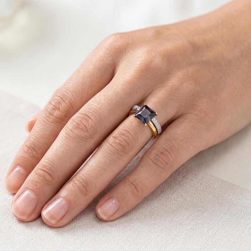 Кольцо декоративное GRANAT JEWELRY, красное золото 585 проба, вставка фианит (GRANAT JEWELRY, Россия) — от 1496.83 руб. в сети магазинов DIAMANTE забронировать в магазине Кольцо декоративное GRANAT JEWELRY, красное золото 585 проба, вставка фианит (GRANAT JEWELRY, Россия)