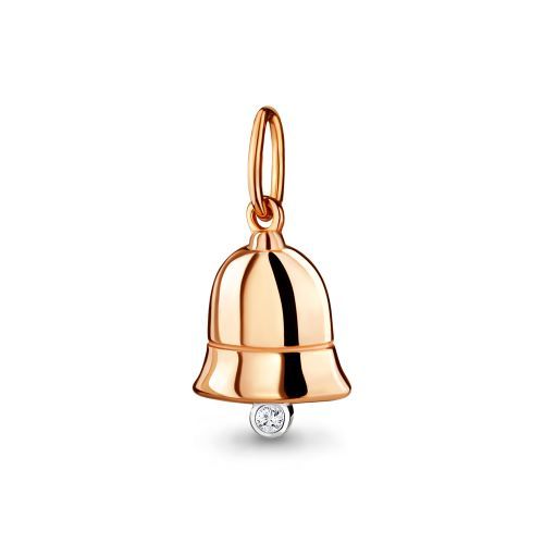 Подвеска декоративная Aquamarine, золото 585 проба, вставка фианит (Aquamarine, Россия) — от 410.67 руб. в сети магазинов DIAMANTE забронировать в магазине Подвеска декоративная Aquamarine, золото 585 проба, вставка фианит (Aquamarine, Россия)