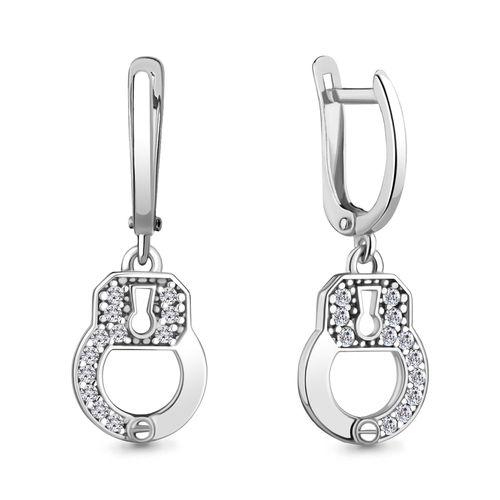 Серьги длинные Aquamarine, серебро 925 проба, вставка фианит (Aquamarine, Россия) — от 129.23 руб. в сети магазинов DIAMANTE забронировать в магазине Серьги длинные Aquamarine, серебро 925 проба, вставка фианит (Aquamarine, Россия)