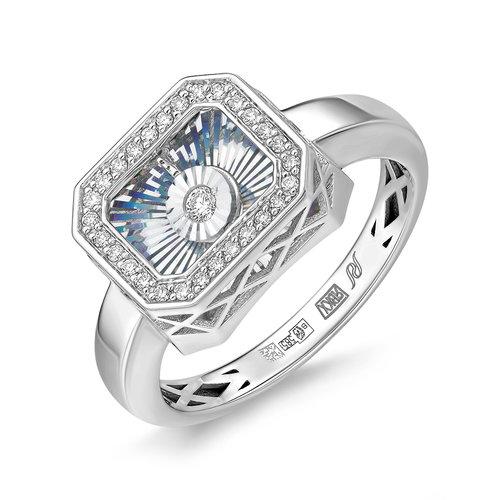 Кольцо декоративное, белое золото 585 проба, вставка бриллиант (Россия) — от 4293.42 руб. в сети магазинов DIAMANTE забронировать в магазине Кольцо декоративное, белое золото 585 проба, вставка бриллиант