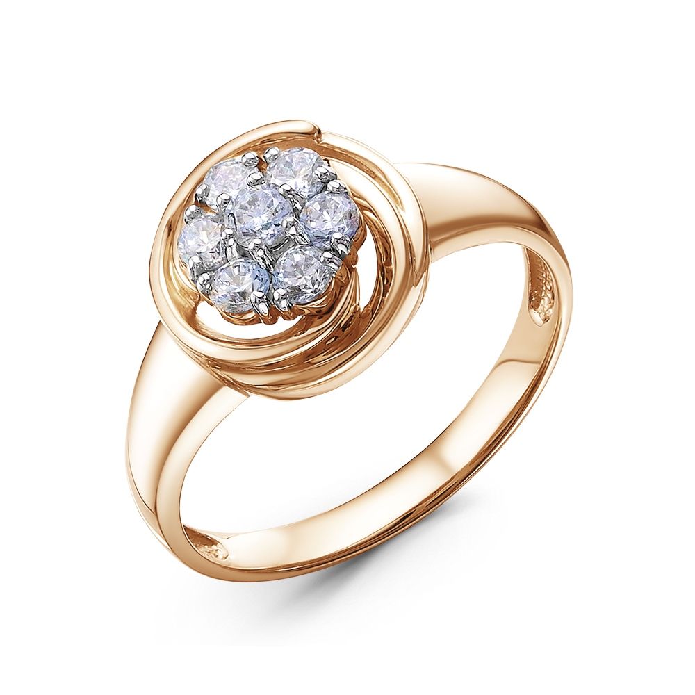 Кольцо декоративное Diamond Union, красное золото 585 проба, вставка бриллиант (Diamond Union, Россия) — от 1956.22 руб. в сети магазинов DIAMANTE забронировать в магазине Кольцо декоративное Diamond Union, красное золото 585 проба, вставка бриллиант (Diamond Union, Россия)