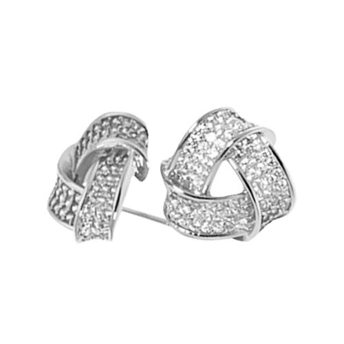 Серьги пусеты, серебро 925 проба, вставка фианит (Турция) — от 108.90 руб. в сети магазинов DIAMANTE забронировать в магазине Серьги пусеты, серебро 925 проба, вставка фианит