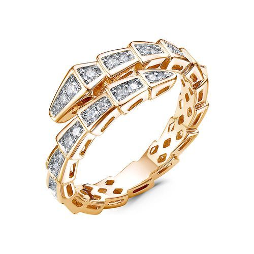 Кольцо декоративное RoseGrace, красное золото 585 проба, вставка бриллиант (RoseGrace, Россия) — от 5937.29 руб. в сети магазинов DIAMANTE забронировать в магазине Кольцо декоративное RoseGrace, красное золото 585 проба, вставка бриллиант (RoseGrace, Россия)