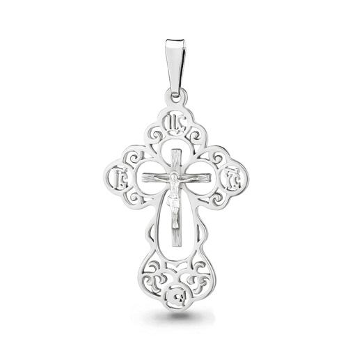 Подвеска крестик Aquamarine, серебро 925 проба (Aquamarine, Россия) — от 126.59 руб. в сети магазинов DIAMANTE забронировать в магазине Подвеска крестик Aquamarine, серебро 925 проба (Aquamarine, Россия)