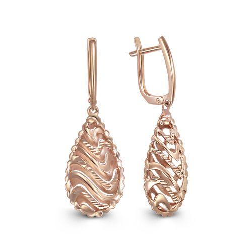 Серьги длинные 7 Карат, красное золото 585 проба (7 Карат, Беларусь) — от 1686.71 руб. в сети магазинов DIAMANTE забронировать в магазине Серьги длинные 7 Карат, красное золото 585 проба (7 Карат, Беларусь)
