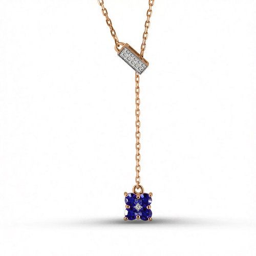Колье Era Jewellery, красное золото 585 проба, вставка бриллиант (Era Jewellery, Россия) — от 3905.55 руб. в сети магазинов DIAMANTE забронировать в магазине Колье Era Jewellery, красное золото 585 проба, вставка бриллиант (Era Jewellery, Россия)