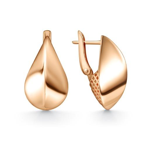 Серьги с английским замком 7 Карат, красное золото 585 проба (7 Карат, Беларусь) — от 2252.25 руб. в сети магазинов DIAMANTE забронировать в магазине Серьги с английским замком 7 Карат, красное золото 585 проба