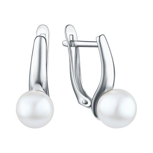 Серьги с английским замком TALANT, серебро 925 проба, вставка жемчуг (TALANT, Россия) — от 189.63 руб. в сети магазинов DIAMANTE забронировать в магазине Серьги с английским замком TALANT, серебро 925 проба, вставка жемчуг