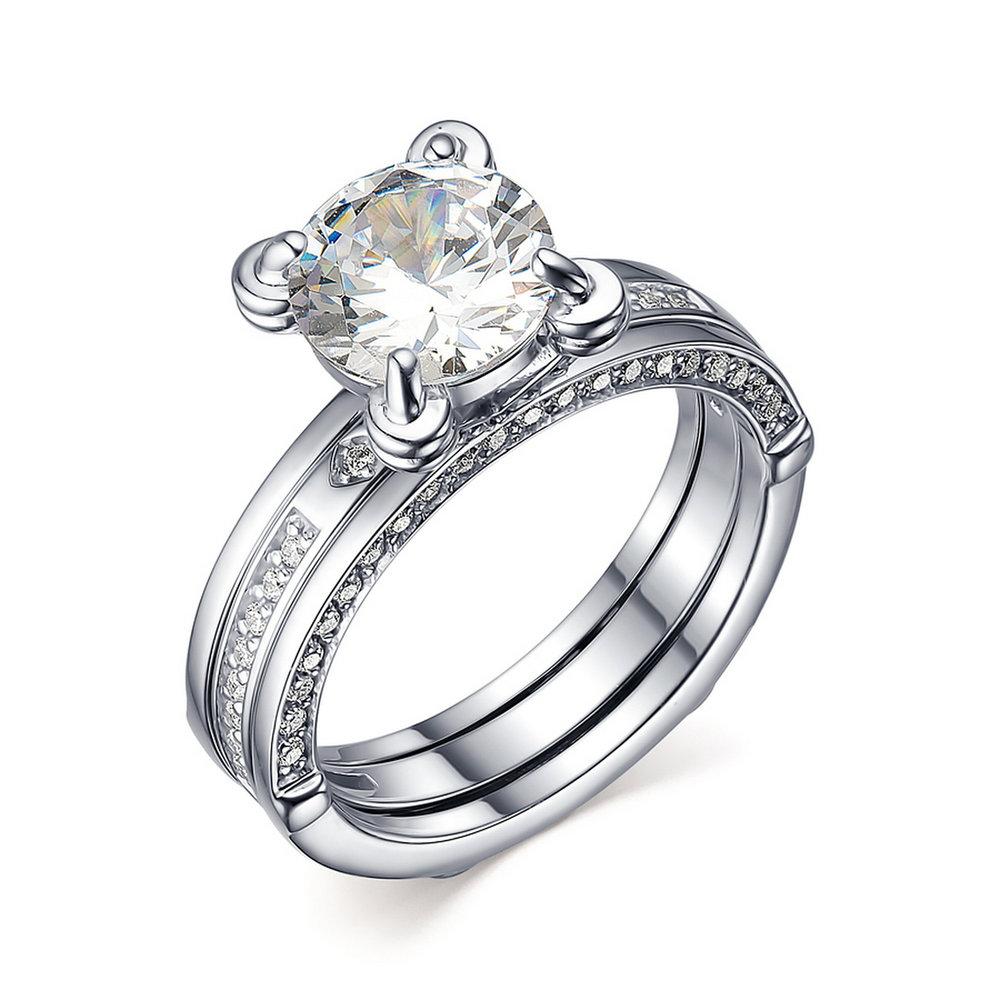 Кольцо декоративное, серебро 925 проба, вставка муассанит (Россия) — от 627.50 руб. в сети магазинов DIAMANTE забронировать в магазине Кольцо декоративное, серебро 925 проба, вставка муассанит (Россия)