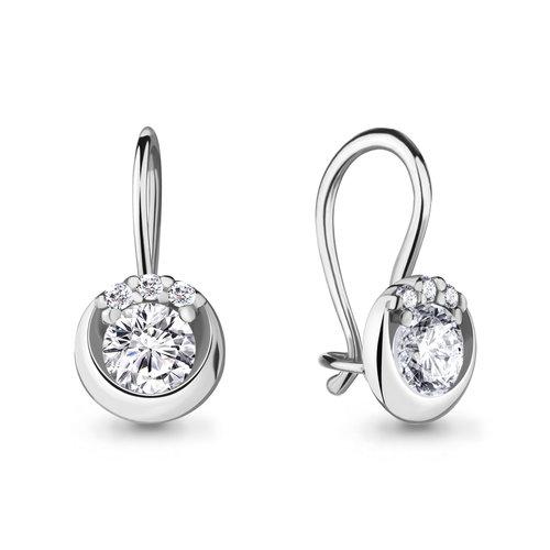 Серьги детские Aquamarine, серебро 925 проба, вставка фианит (Aquamarine, Россия) — от 90.72 руб. в сети магазинов DIAMANTE забронировать в магазине Серьги детские Aquamarine, серебро 925 проба, вставка фианит
