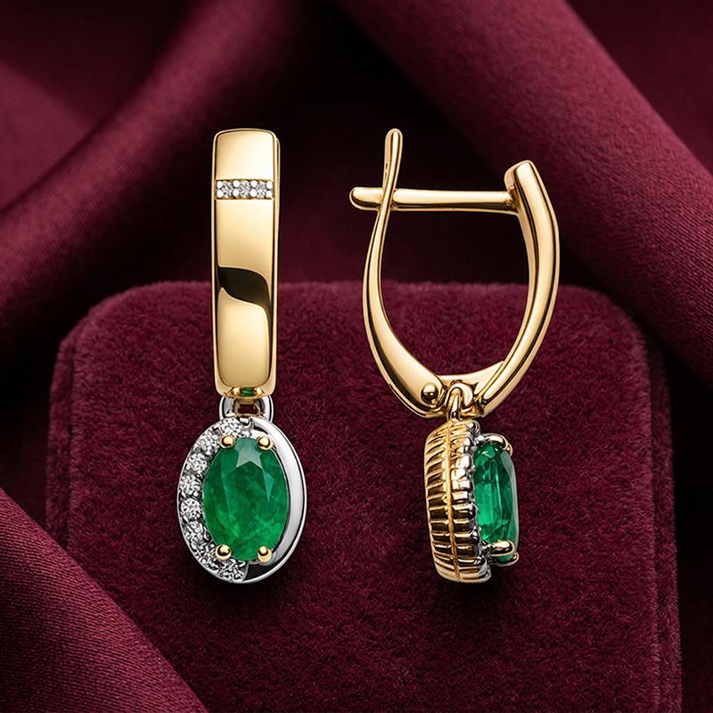 Серьги с английским замком Aquamarine, красное золото 585 проба, вставка бриллиант (Aquamarine, Россия) — от 5543.52 руб. в сети магазинов DIAMANTE забронировать в магазине Серьги с английским замком Aquamarine, красное золото 585 проба, вставка бриллиант (Aquamarine, Россия)