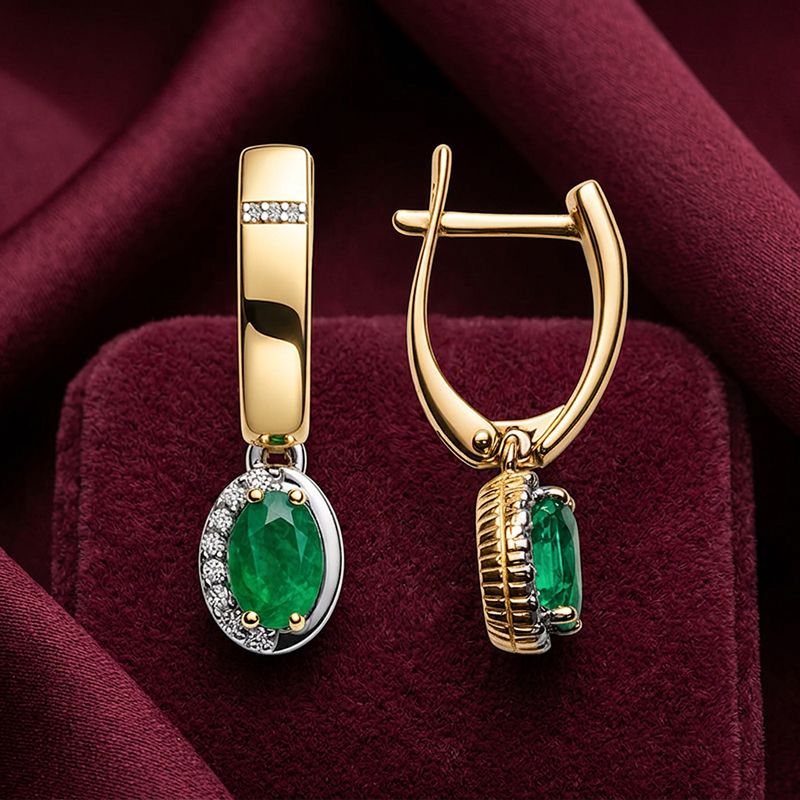 Серьги с английским замком Aquamarine, красное золото 585 проба, вставка бриллиант (Aquamarine, Россия) — от 5543.52 руб. в сети магазинов DIAMANTE забронировать в магазине Серьги с английским замком Aquamarine, красное золото 585 проба, вставка бриллиант (Aquamarine, Россия)