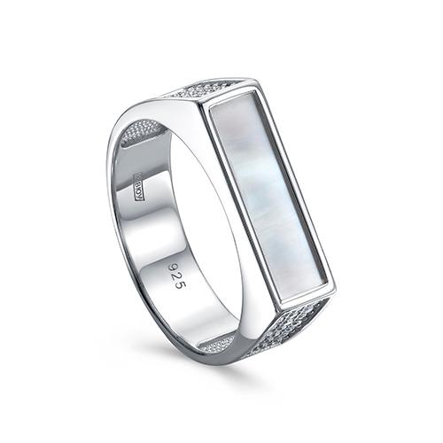 Кольцо декоративное KABAROVSKY, серебро 925 проба, вставка фианит/перламутр (KABAROVSKY, Россия) — от 234.00 руб. в сети магазинов DIAMANTE забронировать в магазине Кольцо декоративное KABAROVSKY, серебро 925 проба, вставка фианит/перламутр