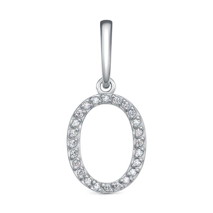 Подвеска буква, серебро 925 проба, вставка фианит (Россия) — от 46.46 руб. в сети магазинов DIAMANTE забронировать в магазине Подвеска буква, серебро 925 проба, вставка фианит