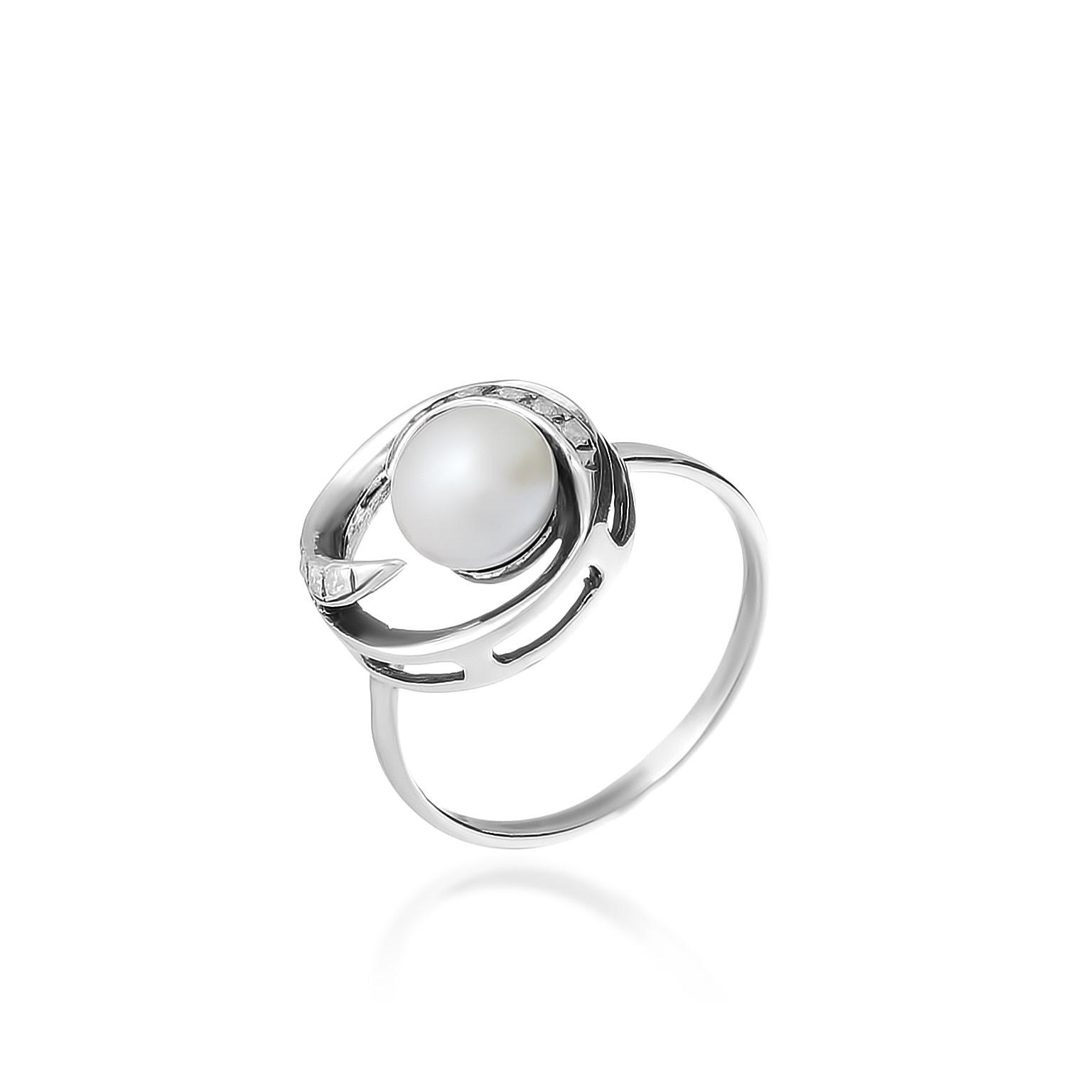 Кольцо декоративное, серебро 925 проба, вставка фианит/жемчуг (прочее, Украина) — от 65.44 руб. в сети магазинов DIAMANTE забронировать в магазине Кольцо декоративное, серебро 925 проба, вставка фианит/жемчуг