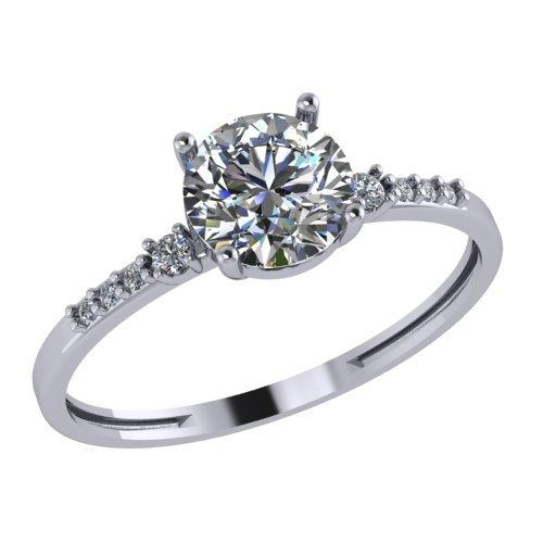 Кольцо помолвочное, серебро 925 проба, вставка фианит (Россия) — от 66.96 руб. в сети магазинов DIAMANTE забронировать в магазине Кольцо помолвочное, серебро 925 проба, вставка фианит