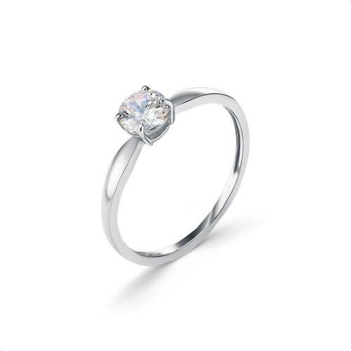 Кольцо помолвочное, серебро 925 проба, вставка фианит (Россия) — от 64.80 руб. в сети магазинов DIAMANTE забронировать в магазине Кольцо помолвочное, серебро 925 проба, вставка фианит