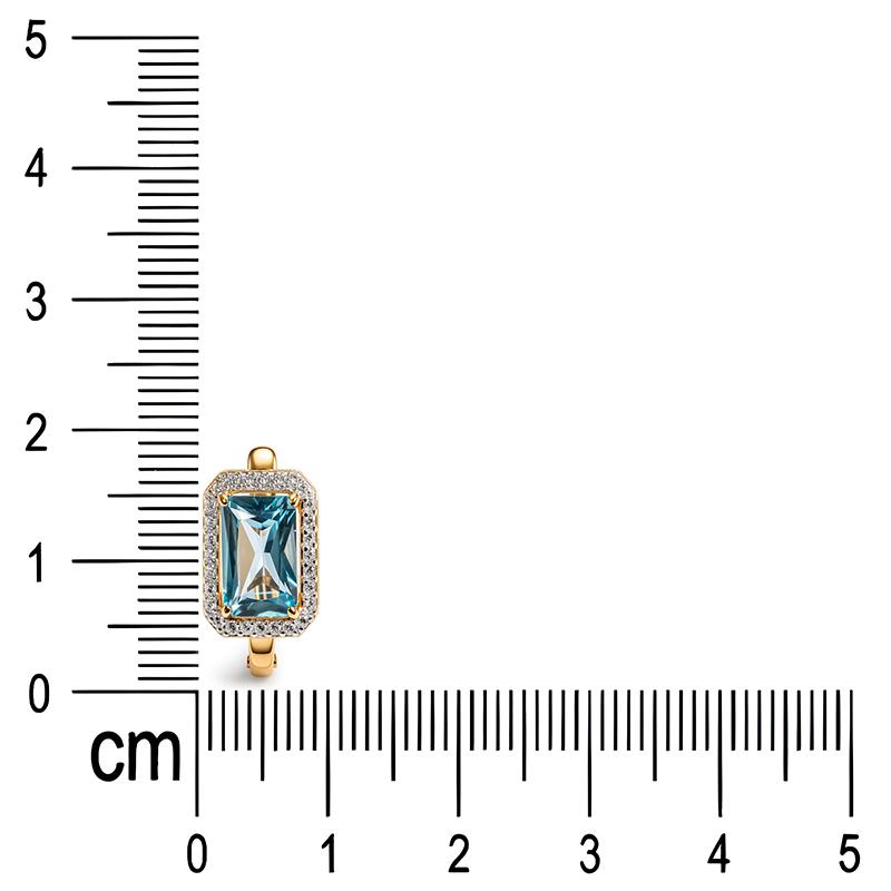 Серьги с английским замком GRANAT JEWELRY, красное золото 585 проба, вставка топаз (GRANAT JEWELRY, Россия) — от 2014.95 руб. в сети магазинов DIAMANTE забронировать в магазине Серьги с английским замком GRANAT JEWELRY, красное золото 585 проба, вставка топаз (GRANAT JEWELRY, Россия)