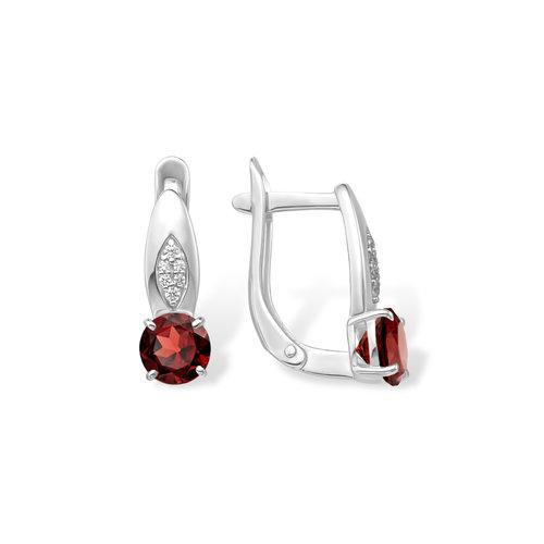 Серьги с английским замком 7 Карат, белое серебро 925 проба, вставка фианит (7 Карат, Беларусь) — от 239.04 руб. в сети магазинов DIAMANTE забронировать в магазине Серьги с английским замком 7 Карат, белое серебро 925 проба, вставка фианит