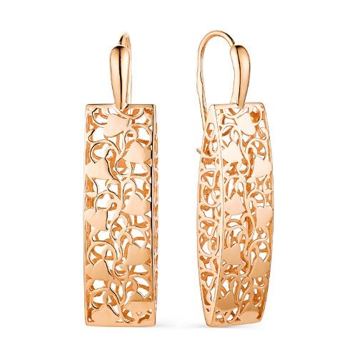 Серьги с французским замком 7 Карат, красное золото 585 проба (7 Карат, Беларусь) — от 2955.23 руб. в сети магазинов DIAMANTE забронировать в магазине Серьги с французским замком 7 Карат, красное золото 585 проба