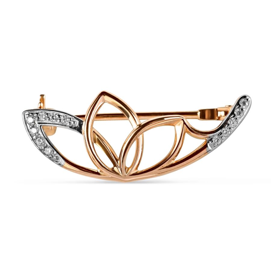Брошь Karatov, красное золото 585 проба (Karatov, Россия) — от 924.00 руб. в сети магазинов DIAMANTE забронировать в магазине Брошь Karatov, красное золото 585 проба (Karatov, Россия)