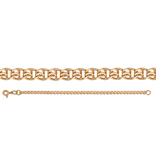 Браслет классический, красное золото 585 проба (Беларусь) — от 1176.45 руб. в сети магазинов DIAMANTE забронировать в магазине Браслет классический, красное золото 585 проба