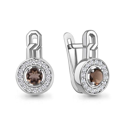 Серьги с английским замком Aquamarine, серебро 925 проба, вставка фианит (Aquamarine, Россия) — от 160.87 руб. в сети магазинов DIAMANTE забронировать в магазине Серьги с английским замком Aquamarine, серебро 925 проба, вставка фианит