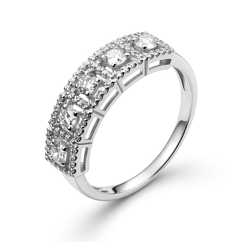 Кольцо декоративное RoseGrace, белое золото 585 проба (RoseGrace, Россия) — от 4461.45 руб. в сети магазинов DIAMANTE забронировать в магазине Кольцо декоративное RoseGrace, белое золото 585 проба (RoseGrace, Россия)