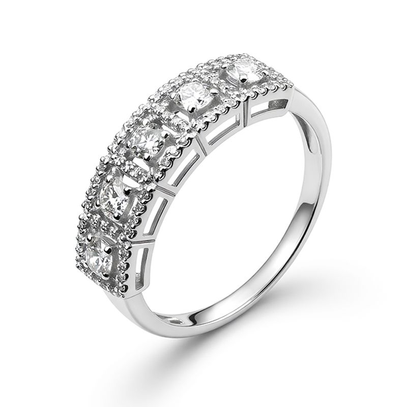 Кольцо декоративное RoseGrace, белое золото 585 проба (RoseGrace, Россия) — от 4461.45 руб. в сети магазинов DIAMANTE забронировать в магазине Кольцо декоративное RoseGrace, белое золото 585 проба (RoseGrace, Россия)