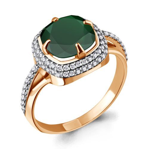 Кольцо декоративное Aquamarine, красное золото 585 проба, вставка агат (Aquamarine, Россия) — от 2160.90 руб. в сети магазинов DIAMANTE забронировать в магазине Кольцо декоративное Aquamarine, красное золото 585 проба, вставка агат (Aquamarine, Россия)