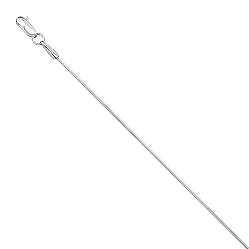 Цепь с плетением "Снейк" Красцветмет, белое золото 585 проба (Красцветмет, Россия) — от 864.74 руб. в сети магазинов DIAMANTE забронировать в магазине Цепь с плетением "Снейк" Красцветмет, белое золото 585 проба