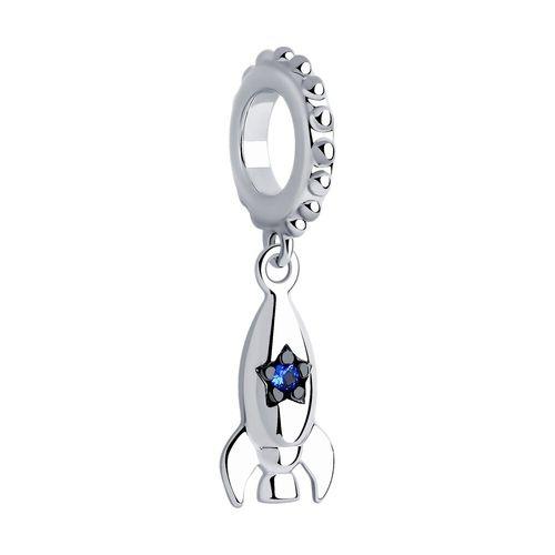 Подвеска шарм SOKOLOV, серебро 925 проба, вставка фианит (SOKOLOV, Россия) — от 93.65 руб. в сети магазинов DIAMANTE забронировать в магазине Подвеска шарм SOKOLOV, серебро 925 проба, вставка фианит (SOKOLOV, Россия)