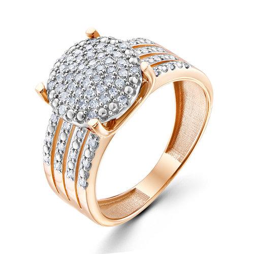 Кольцо декоративное Brilliant Style, красное золото 585 проба, вставка бриллиант (Brilliant Style, Россия) — от 5569.37 руб. в сети магазинов DIAMANTE забронировать в магазине Кольцо декоративное Brilliant Style, красное золото 585 проба, вставка бриллиант