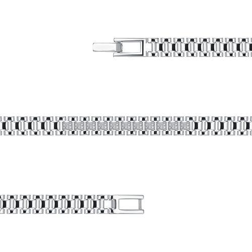 Браслет ролекс CORONA Jewelry, белое серебро 925 проба, вставка фианит (CORONA Jewelry, Россия) — от 829.94 руб. в сети магазинов DIAMANTE забронировать в магазине Браслет ролекс CORONA Jewelry, белое серебро 925 проба, вставка фианит
