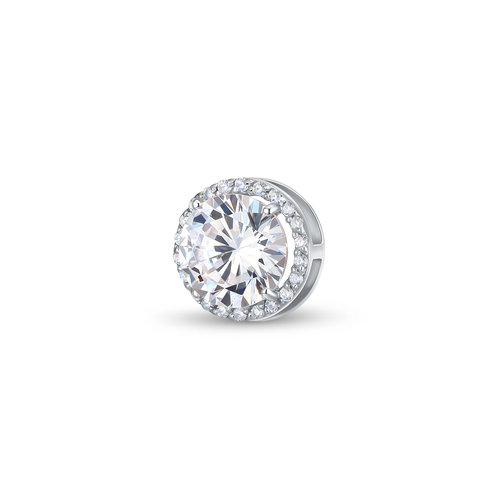 Подвеска шарм BUBLIK JEWELRY, серебро 925 проба, вставка фианит (BUBLIK JEWELRY, Россия) — от 92.53 руб. в сети магазинов DIAMANTE забронировать в магазине Подвеска шарм BUBLIK JEWELRY, серебро 925 проба, вставка фианит