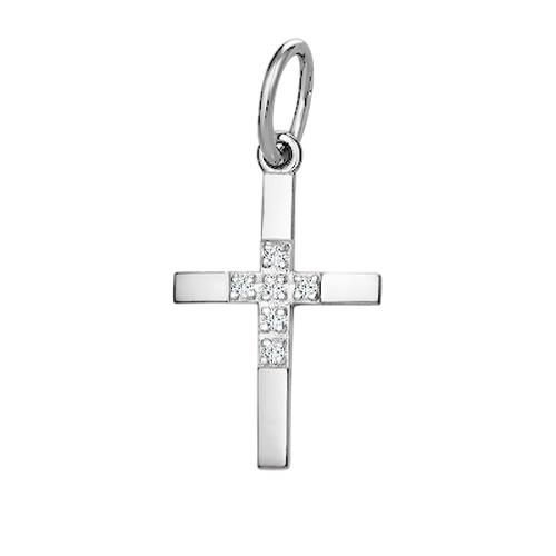 Подвеска крестик Ювелирное подворье, белое золото 585 проба, вставка бриллиант (Ювелирное подворье, Россия) — от 1411.34 руб. в сети магазинов DIAMANTE забронировать в магазине Подвеска крестик Ювелирное подворье, белое золото 585 проба, вставка бриллиант (Ювелирное подворье, Россия)