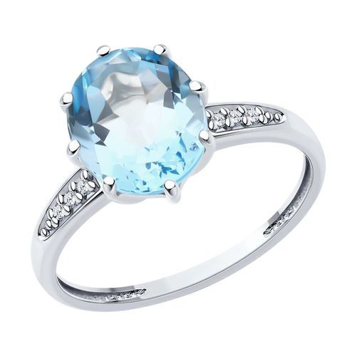Кольцо декоративное Diamant, серебро 925 проба, вставка фианит/топаз (Diamant, Россия) — от 71.61 руб. в сети магазинов DIAMANTE забронировать в магазине Кольцо декоративное Diamant, серебро 925 проба, вставка фианит/топаз (Diamant, Россия)