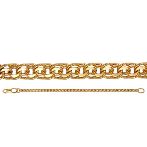 Браслет классический, красное золото 585 проба (Беларусь) — от 1544.09 руб. в сети магазинов DIAMANTE забронировать в магазине Браслет классический, красное золото 585 проба