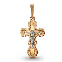 Подвеска крестик Aquamarine, красное золото 585 проба (Aquamarine, Россия) — от 650.25 руб. в сети магазинов DIAMANTE забронировать в магазине Подвеска крестик Aquamarine, красное золото 585 проба (Aquamarine, Россия)