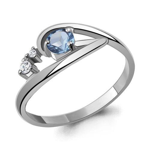 Кольцо декоративное Aquamarine, серебро 925 проба, вставка фианит (Aquamarine, Россия) — от 129.28 руб. в сети магазинов DIAMANTE забронировать в магазине Кольцо декоративное Aquamarine, серебро 925 проба, вставка фианит (Aquamarine, Россия)