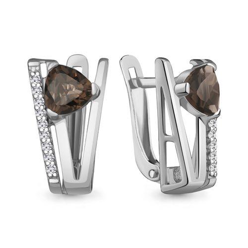 Серьги с английским замком Aquamarine, серебро 925 проба, вставка фианит (Aquamarine, Россия) — от 184.76 руб. в сети магазинов DIAMANTE забронировать в магазине Серьги с английским замком Aquamarine, серебро 925 проба, вставка фианит