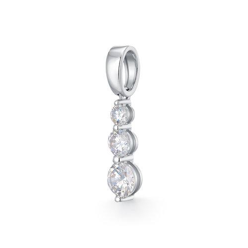 Подвеска декоративная BUBLIK JEWELRY, серебро 925 проба, вставка фианит (BUBLIK JEWELRY, Россия) — от 65.34 руб. в сети магазинов DIAMANTE забронировать в магазине Подвеска декоративная BUBLIK JEWELRY, серебро 925 проба, вставка фианит