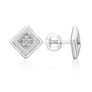 Серьги  золото М20136-м220 (LUCKY DIAMOND, Россия)