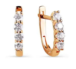 Серьги 7 Карат золото П102025968-1 (7 Карат, Беларусь)