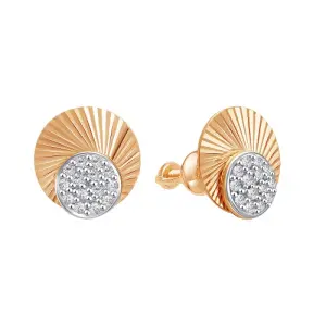 Серьги 7 Карат золото П2213-027К14 (7 Карат, Беларусь)