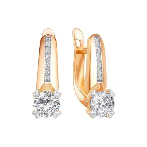 Серьги 7 Карат золото П2213-030К14 (7 Карат, Беларусь)