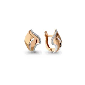 Серьги 7 Карат золото П2215-126К14 (7 Карат, Беларусь)