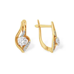 Серьги 7 Карат золото П2217-090К14 (7 Карат, Беларусь)